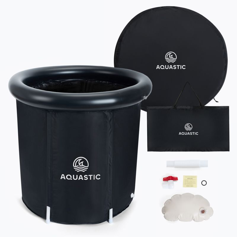 Bazén na led AQUASTIC Yeti černý