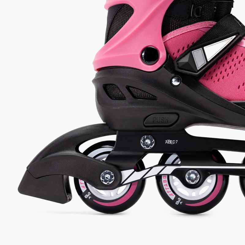 Dětské kolečkové brusle ATTABO adjustable Stormglider 2 pink 7