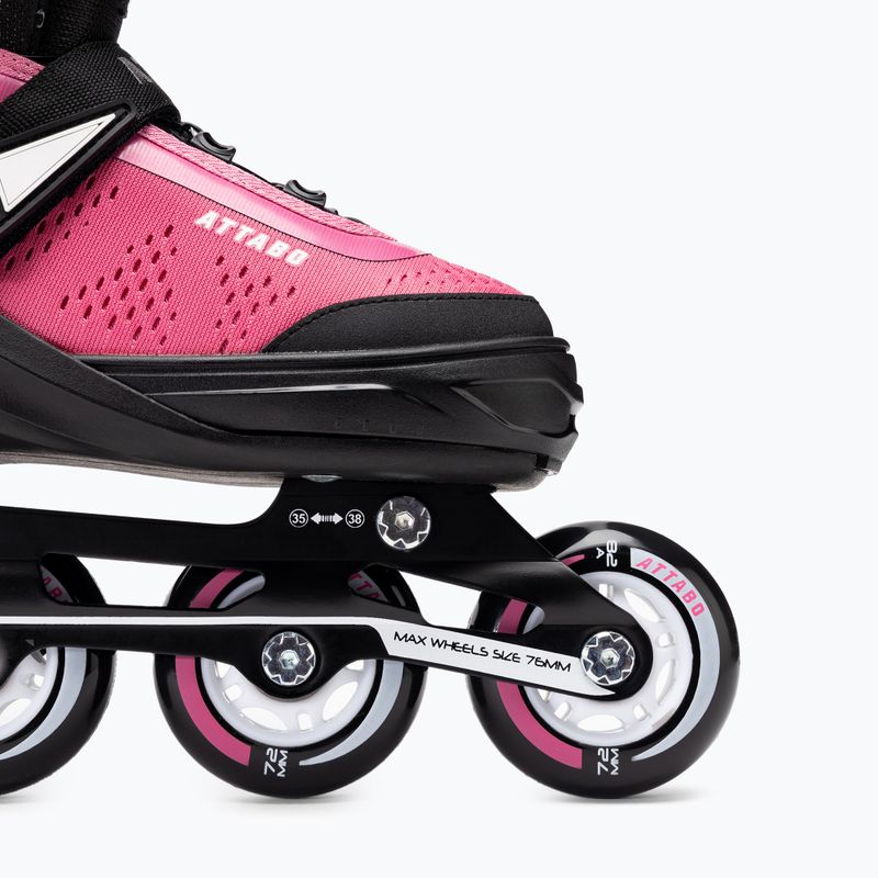 Dětské kolečkové brusle ATTABO adjustable Stormglider 2 pink 8