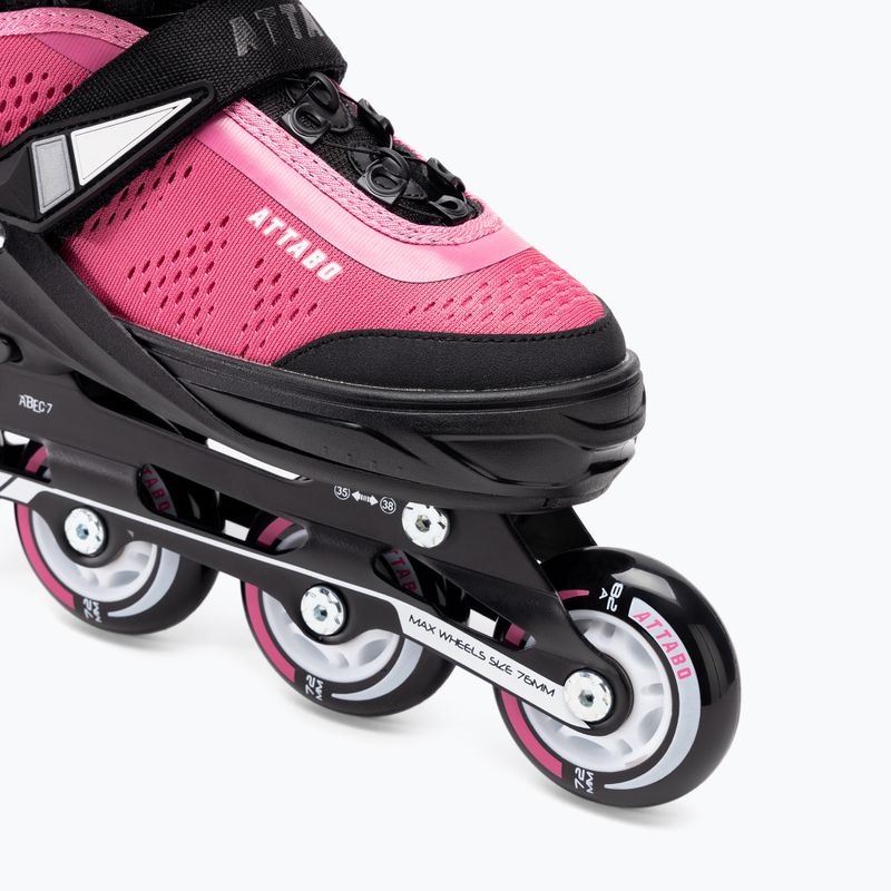 Dětské kolečkové brusle ATTABO adjustable Stormglider 2 pink 9