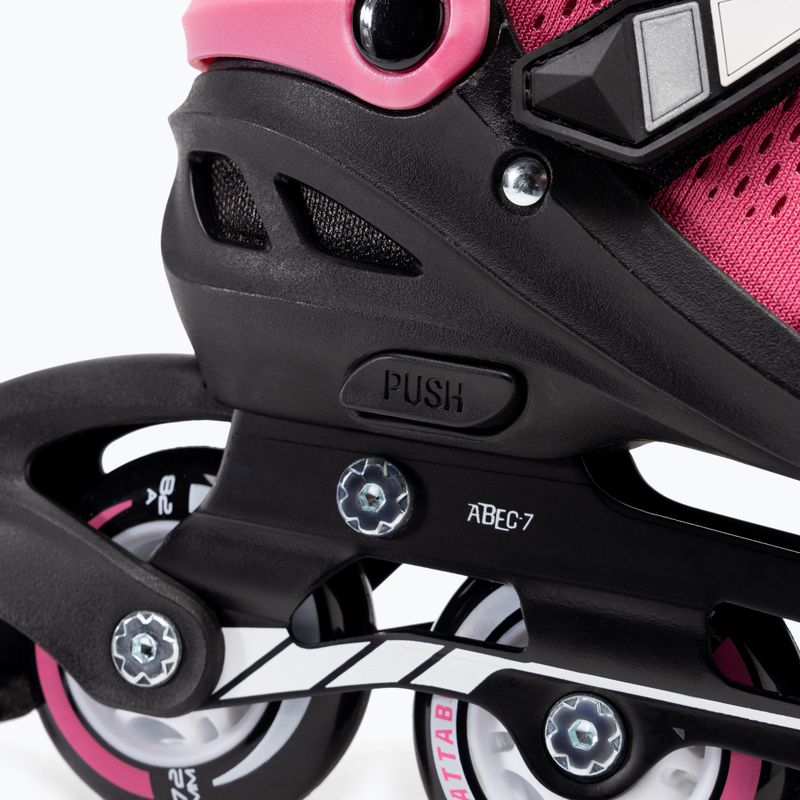 Dětské kolečkové brusle ATTABO adjustable Stormglider 2 pink 12