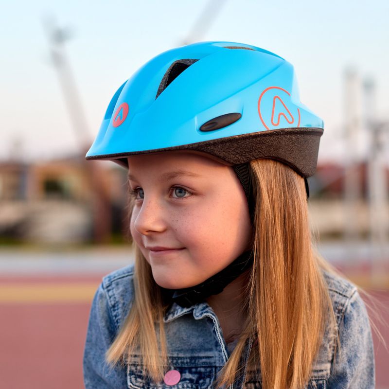 Dětská cyklistická přilba ATTABO Hinge modrá 4