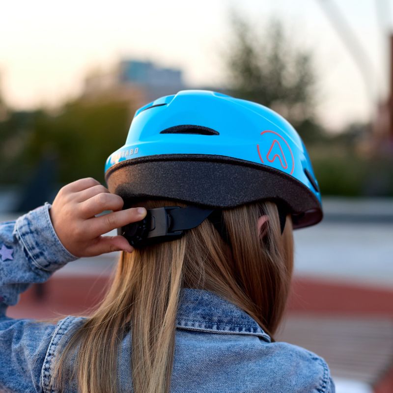 Dětská cyklistická přilba ATTABO Hinge modrá 5
