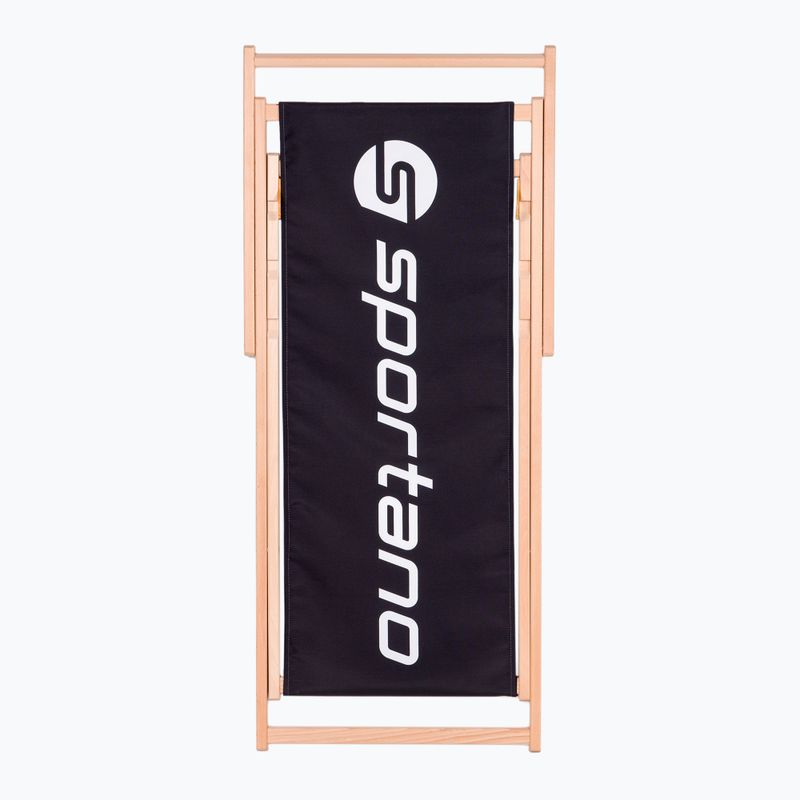 Zahradní polohovací lehátko Sportano LSR01310 černé SSB001 2