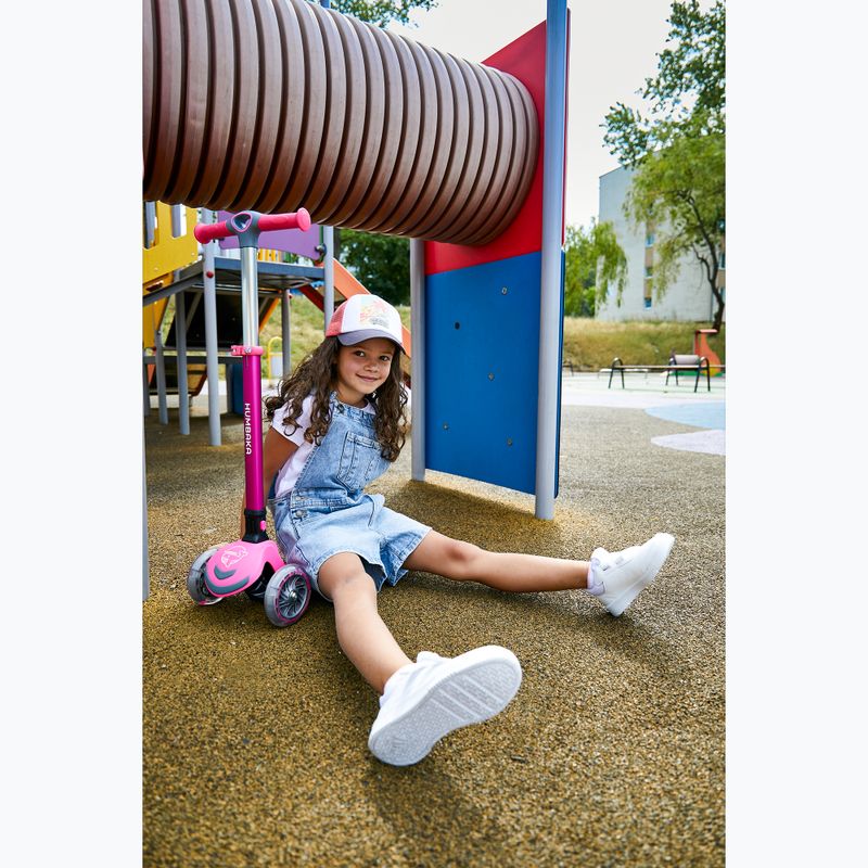 HUMBAKA Mini T dětská tříkolová koloběžka růžová HBK-S6T 15