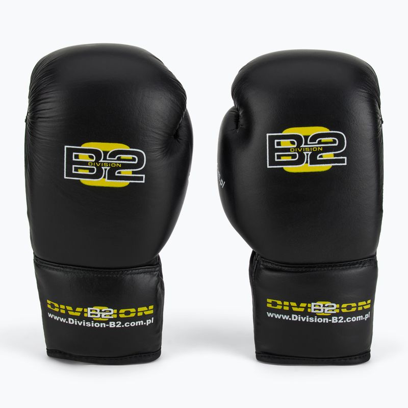 Boxerské rukavice  DIVISION B-2 DIV-PFG1500 Pro 3-Layer Foam black 2