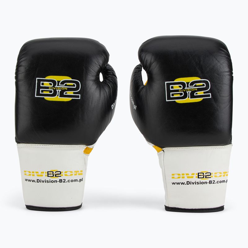 Boxerské rukavice  DIVISION B-2 DIV-PFG1500 Pro 3-Layer Foam black/white 2