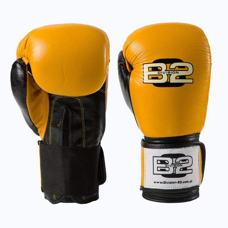 Boxerské rukavice Division B-2 žluto-černé DIV-SG01