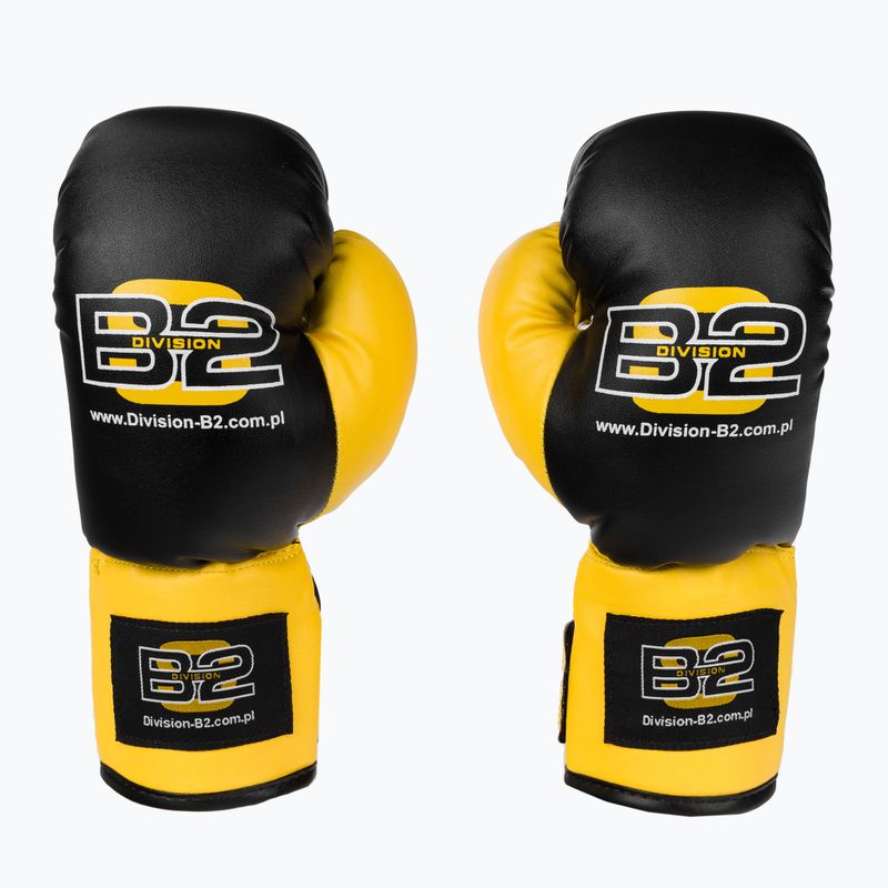 DIVISION B-2 dětský boxerský set 7kg pytel + 6oz boxerské rukavice černá DIV-JBS0002 3