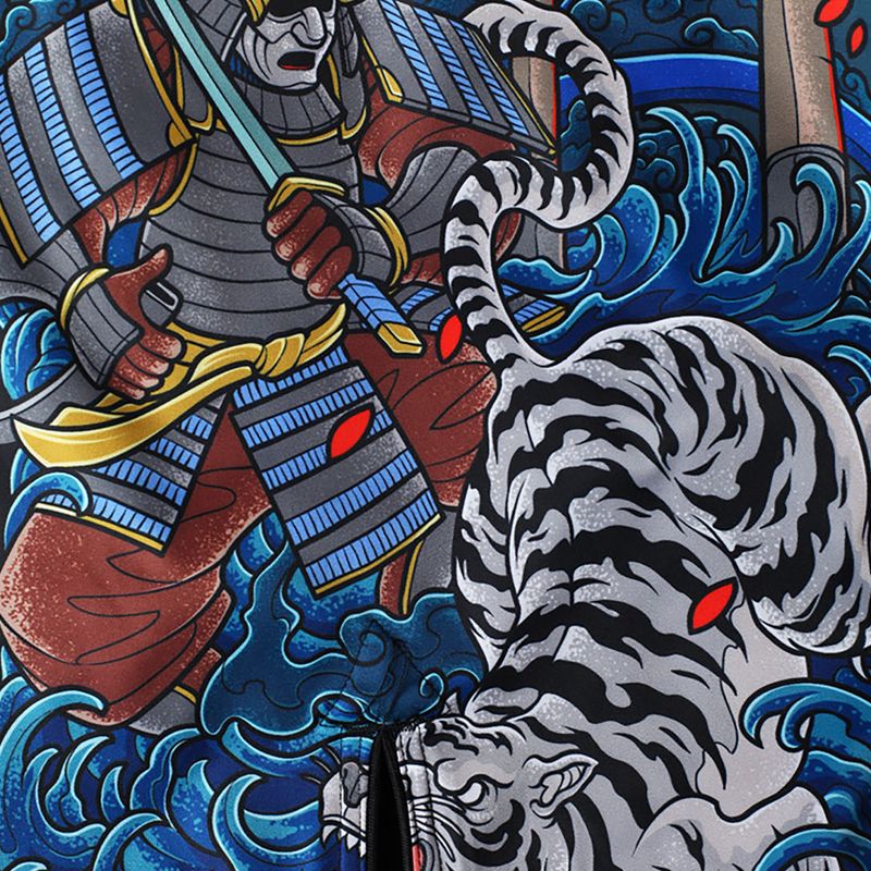 Ground Game MMA Yokai 3.0 pánské šortky MMA černé 22SHORTSMMAYOK3 7