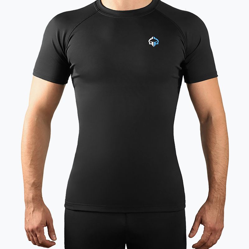 Pánský rashguard Ground Game Essential black 22RASHESLOGOSS