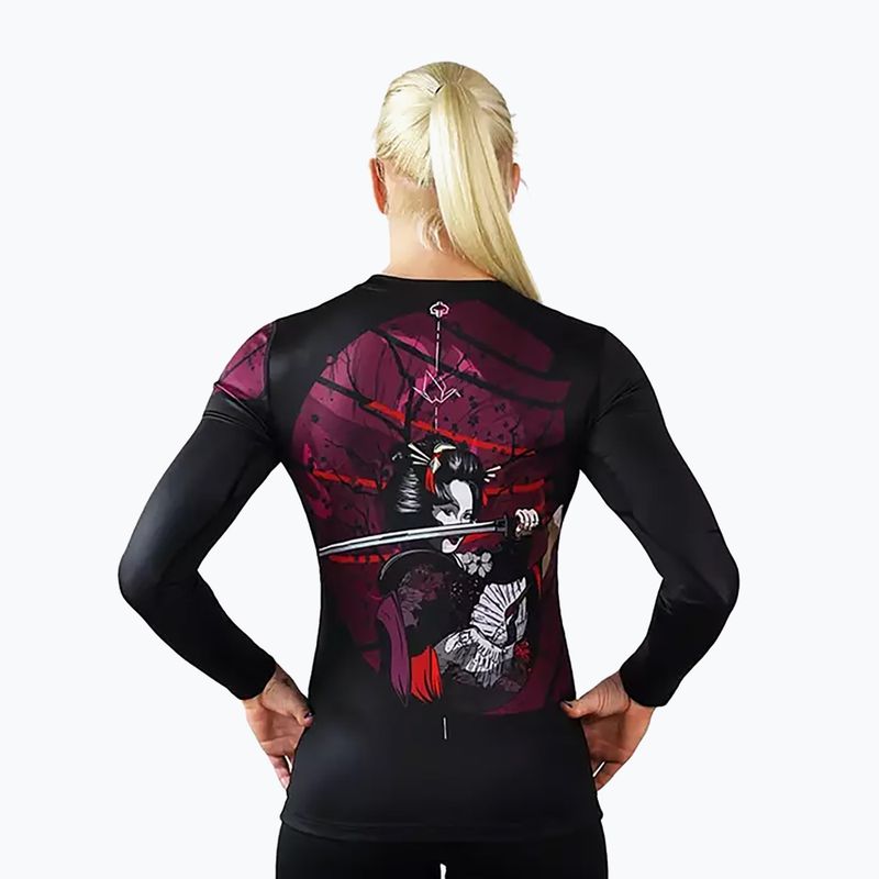 Dámský chránič Ground Game Tsuru Warrior Rashguard black 22WRASHLSGEIS 2