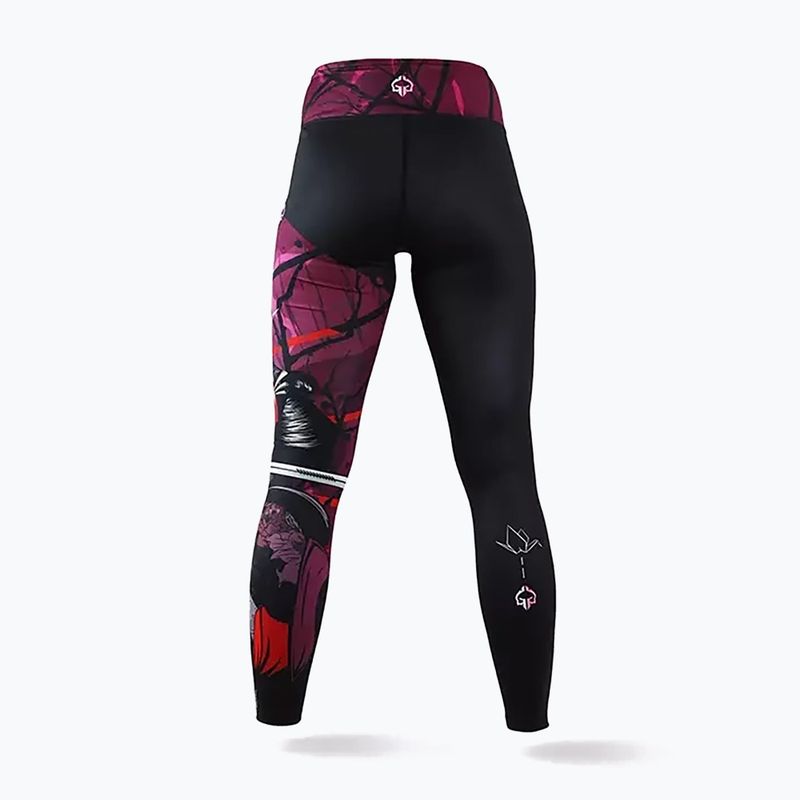 Dámské tréninkové legínyGround Game Tsuru Warrior multicolor 2