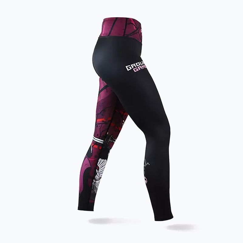 Dámské tréninkové legínyGround Game Tsuru Warrior multicolor 4