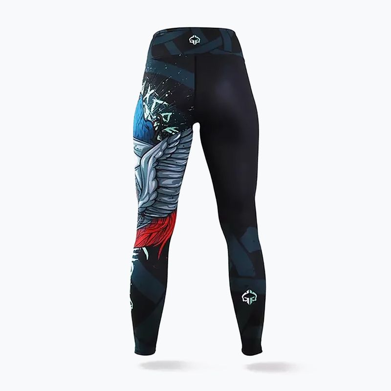 Dámské tréninkové legíny Ground Game Valkyria multicolor 2