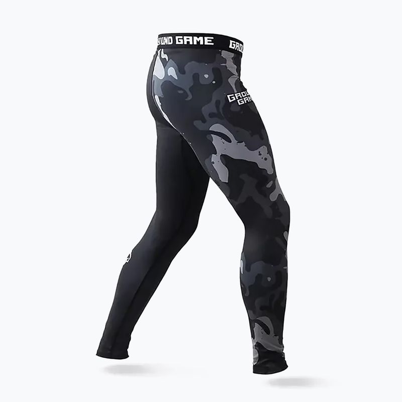 Pánské legíny Ground Game Moro 4.0 MMA šedé 22LEGGMORO4GRY 2