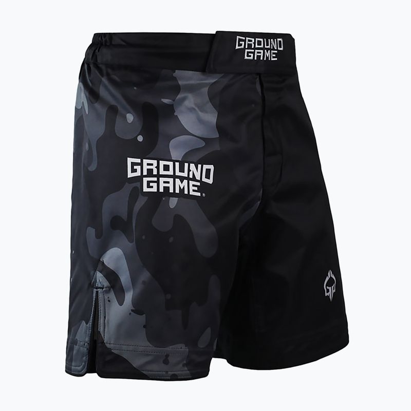 Pánské šortky Ground Game MMA Moro 4.0 black 22SHORMMAMORO4GRY 2