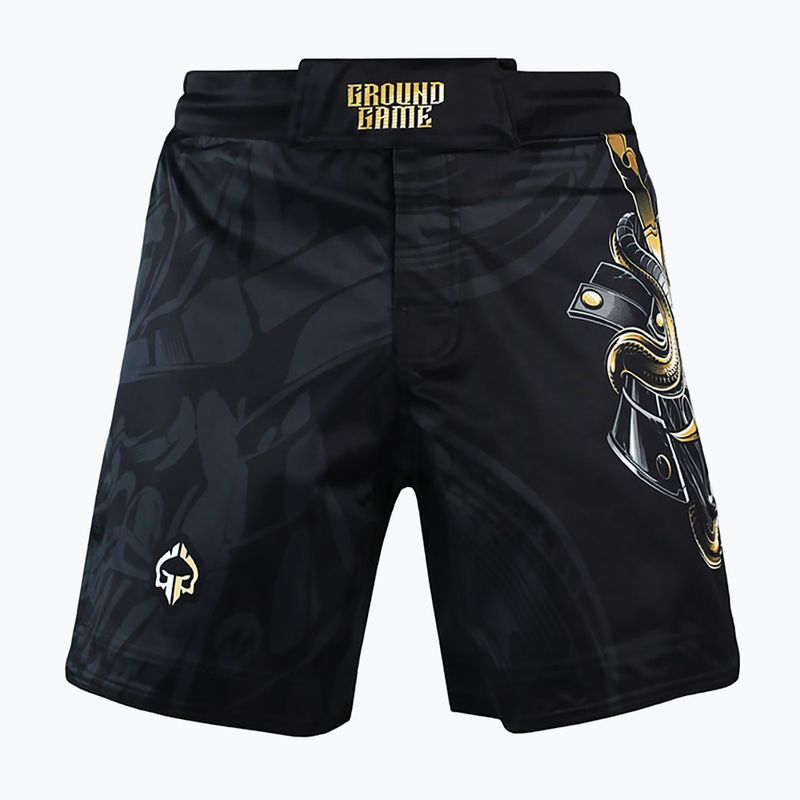 Pánské šortky Ground Game MMA Oni Samurai black 22SHORMMASAM3