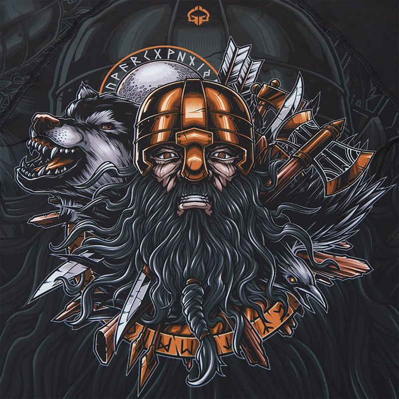 Pánský rashguard Ground Game Ragnarok multicolor 5