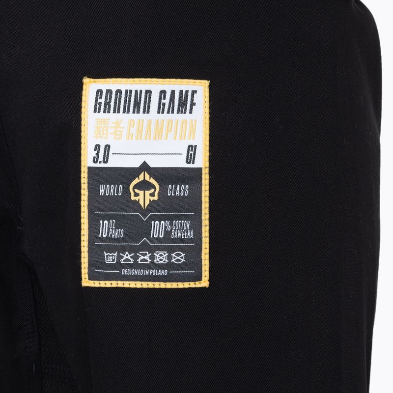 Kimono GI  pro brazilské jiu-jitsu Ground Game Champion 3.0 black 10