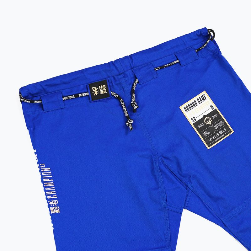 Kimono GI  pro brazilské jiu-jitsu Ground Game Champion 3.0 blue 17