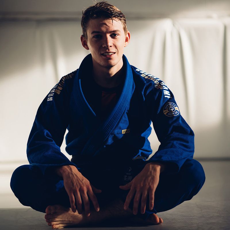 Kimono GI  pro brazilské jiu-jitsu Ground Game Champion 3.0 blue 19