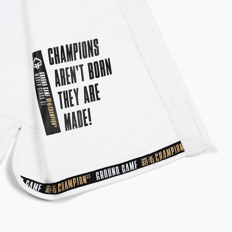 Kimono GI  pro brazilské jiu-jitsu Ground Game Champion 3.0 white 19