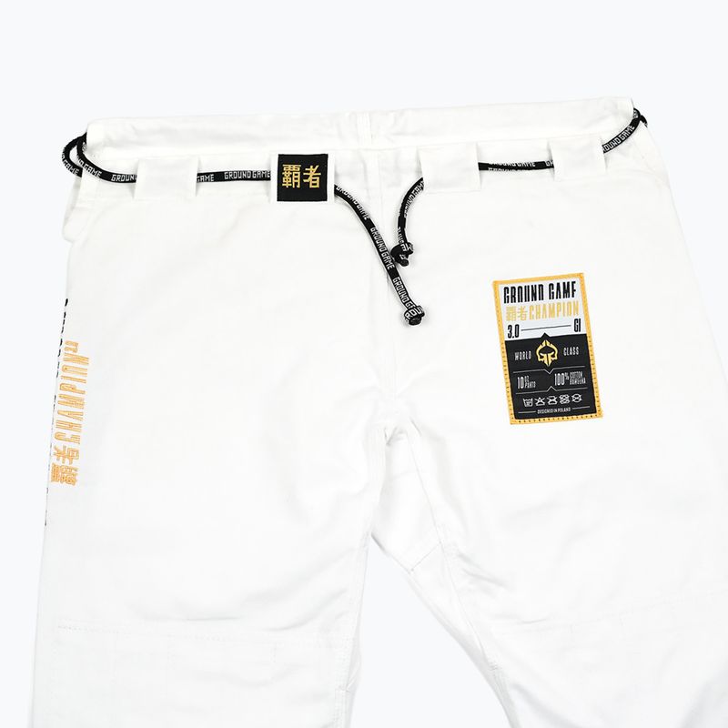 Kimono GI  pro brazilské jiu-jitsu Ground Game Champion 3.0 white 20