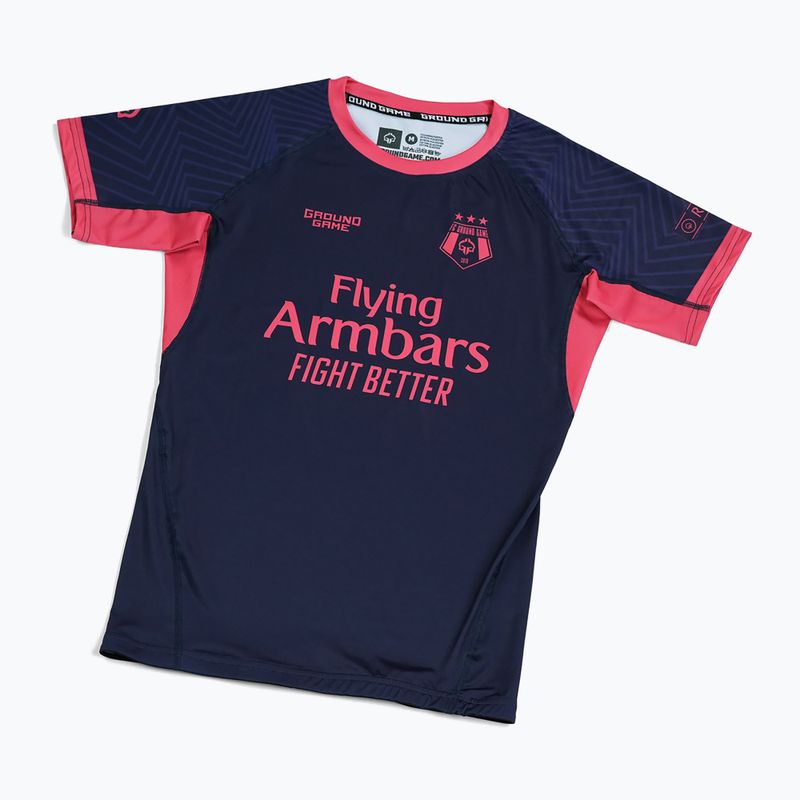 Rashguard Ground Game FC Armbar navy 3