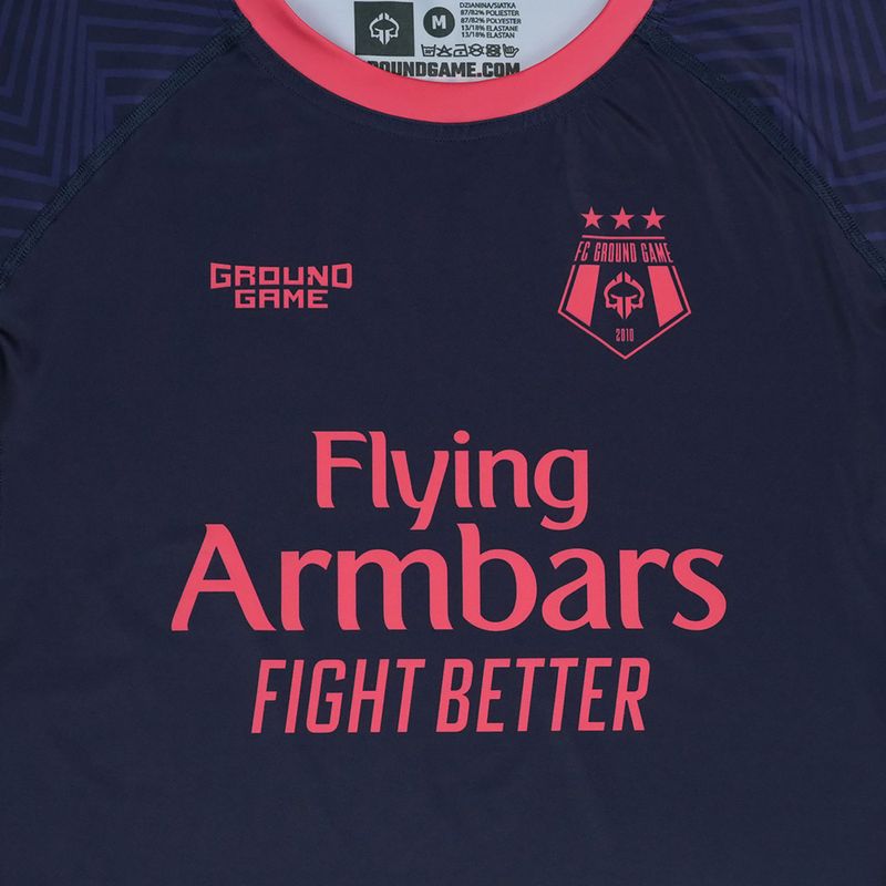 Rashguard Ground Game FC Armbar navy 4