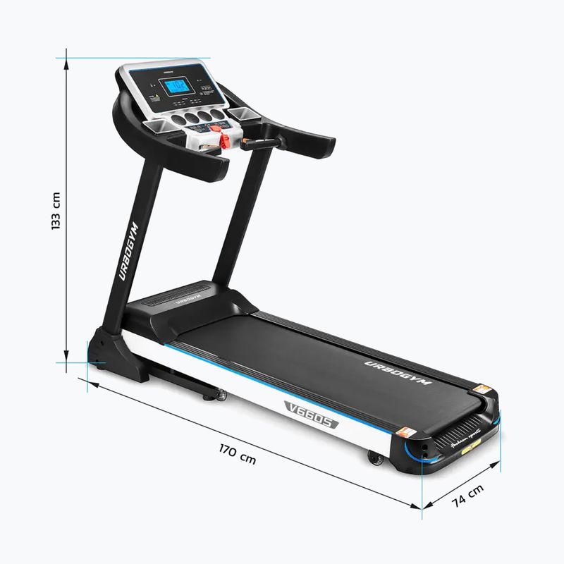 Elektrický běžecký pás Urbogym V660S černý 5904906085077 6