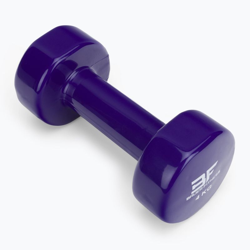 Vinylová činka Bauer Fitness 4 kg modrá AC-1405 2