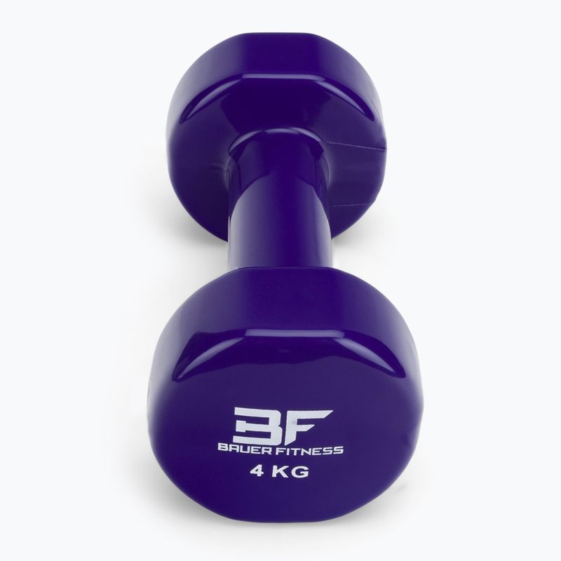 Vinylová činka Bauer Fitness 4 kg modrá AC-1405 3