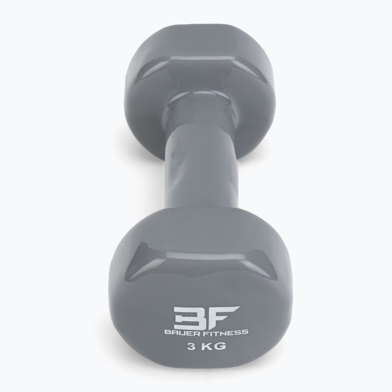 Vinylová činka Bauer Fitness 3 kg šedá AC-1404 3