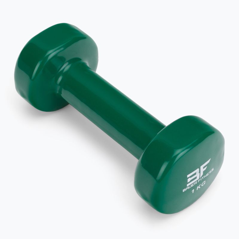 Vinylová činka Bauer Fitness 1 kg žlutá AC-1402 2