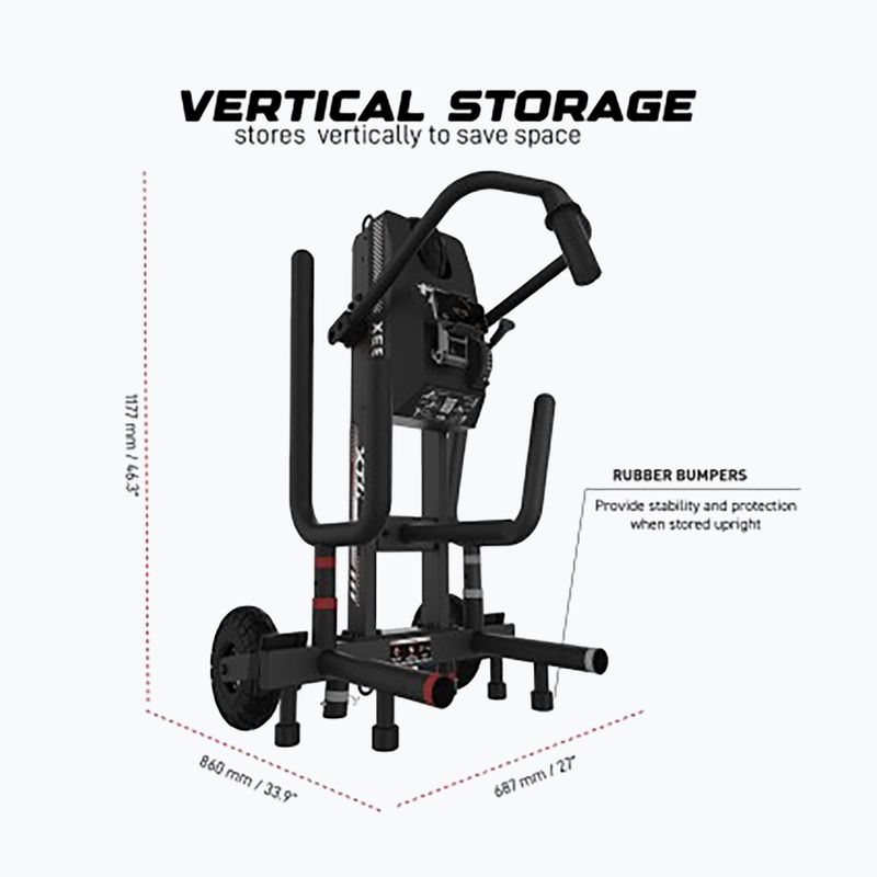 Sáně na silový trénink XEBEX XT4 Sled black 4