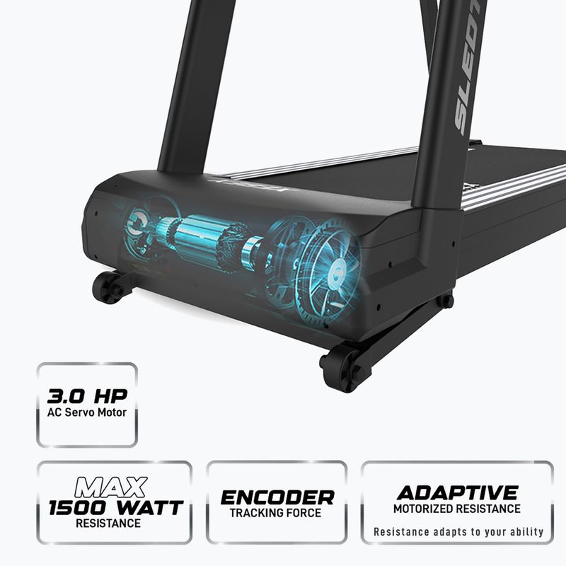 Elektrický běžecký pás XEBEX SledTrac 6000 black 6