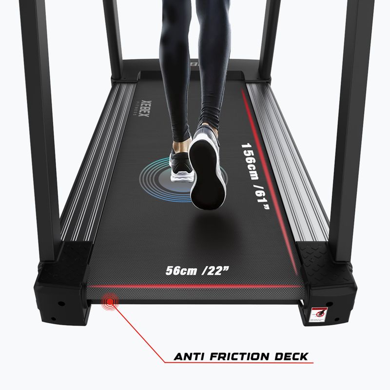 Elektrický běžecký pás XEBEX SledTrac 6000 black 11