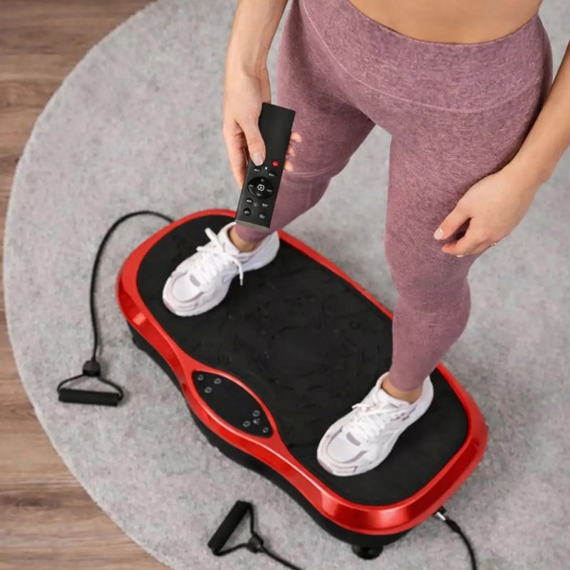 Vibrační plošina Extralink Moonwalk Spin Move black/red 10