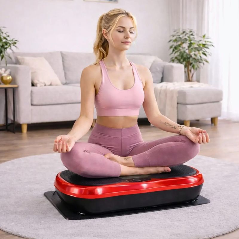 Vibrační plošina Extralink Moonwalk Spin Move black/red 11