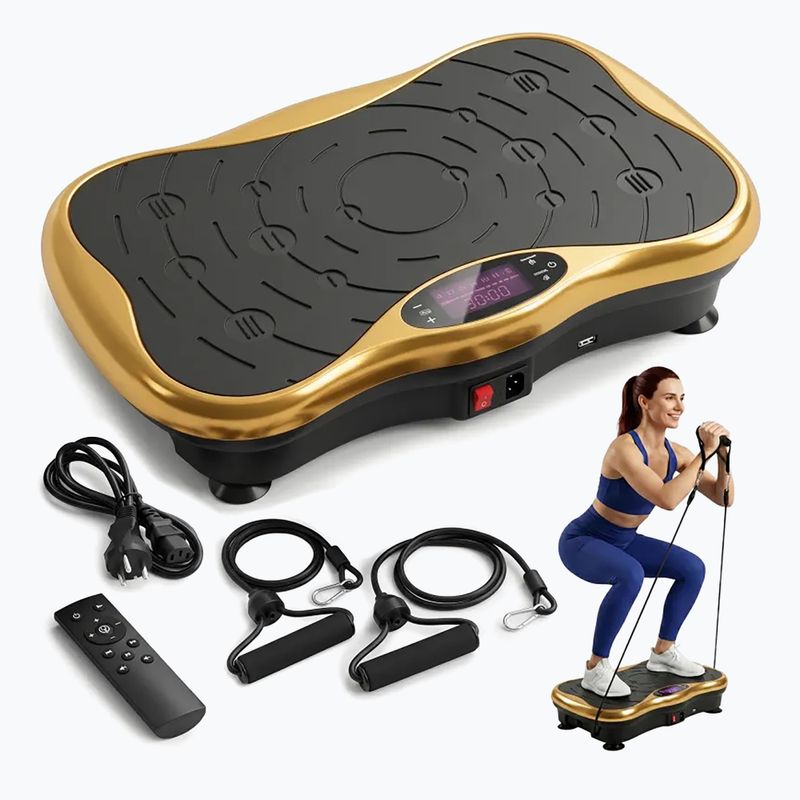 Vibrační plošina Extralink Moonwalk Spin Move black/gold 7