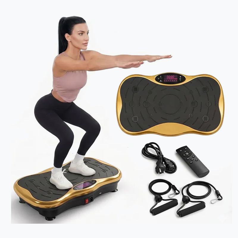 Vibrační plošina Extralink Moonwalk Spin Move black/gold 8