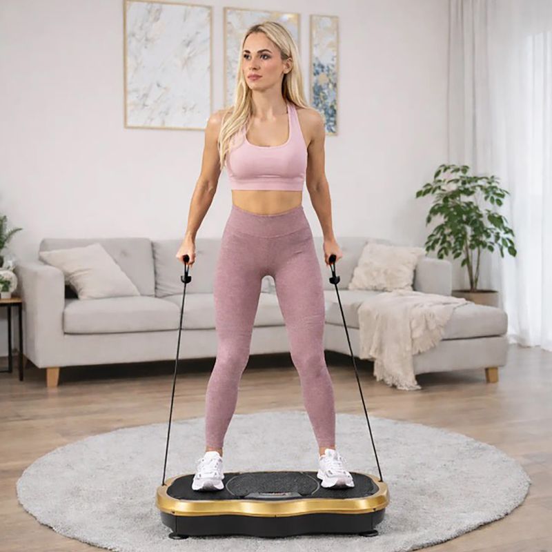 Vibrační plošina Extralink Moonwalk Spin Move black/gold 10