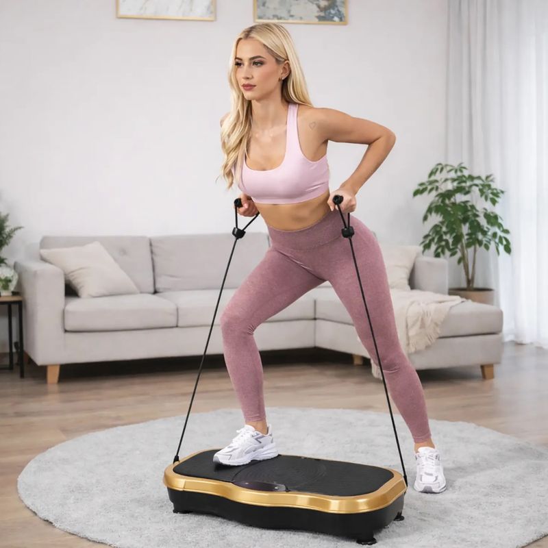 Vibrační plošina Extralink Moonwalk Spin Move black/gold 14