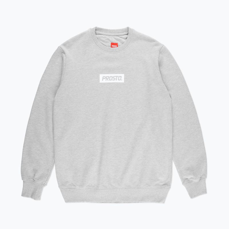 Pánská mikina PROSTO Crewneck Bokz šedá