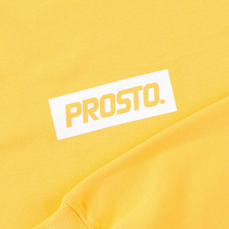 Pánská mikina PROSTO Crewneck Bokz žlutá 3