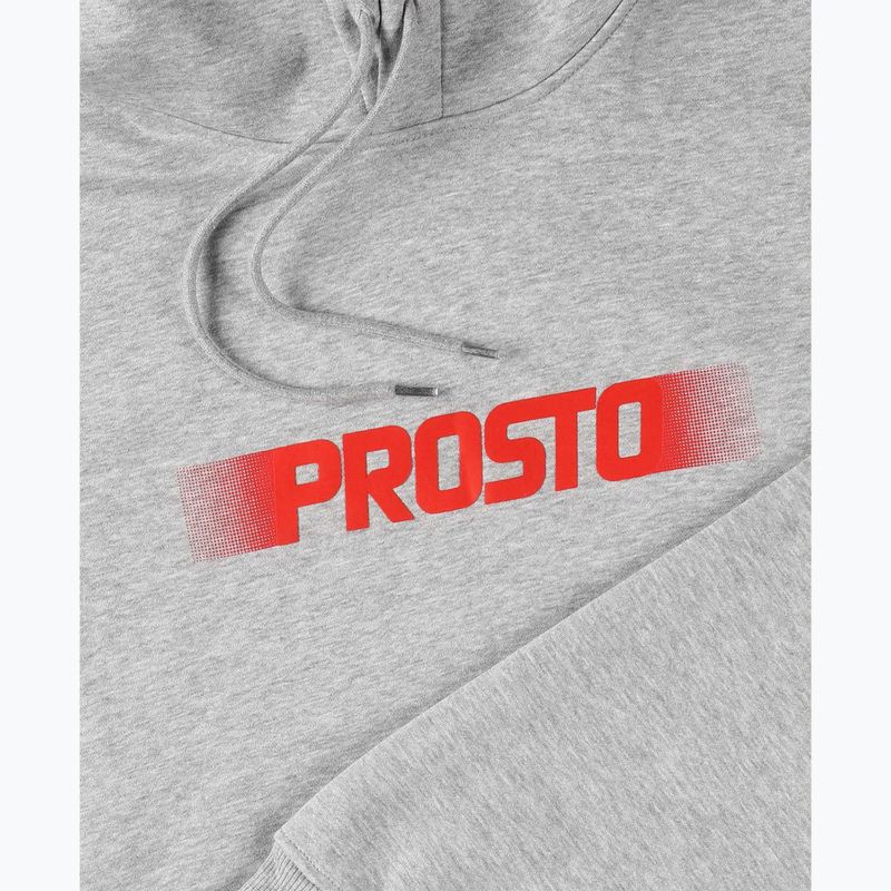 Pánská mikina  PROSTO Adloot Hoodie gray 3