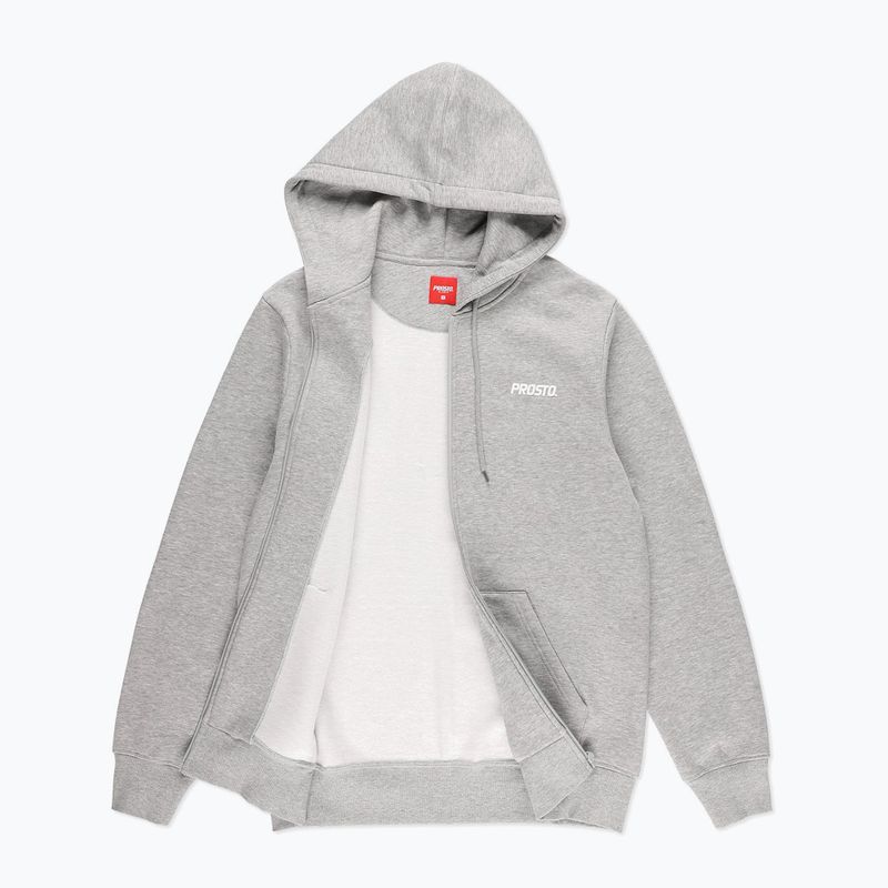 Pánská mikina  PROSTO Rendot Zip Hoodie gray 3
