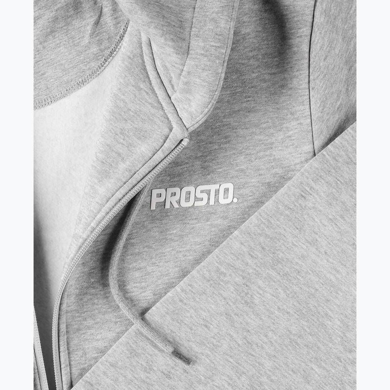 Pánská mikina  PROSTO Rendot Zip Hoodie gray 4