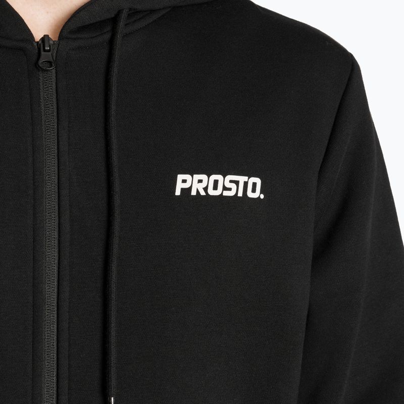 Pánská mikina  PROSTO Rendot Zip Hoodie black 3